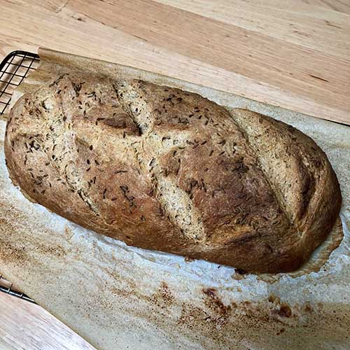 Artisan Rye Bread - cooking at home is fun