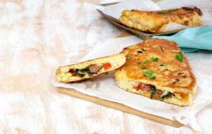 Delicious Breakfast Calzone - cooking at home is fun