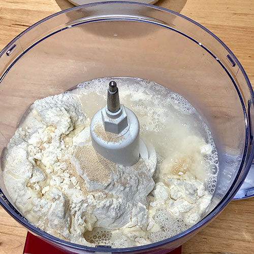 Adding the Warm water - Read our full explanation - cooking at home is fun